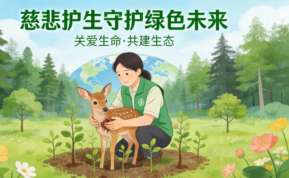 慈悲护生     守护绿色未来